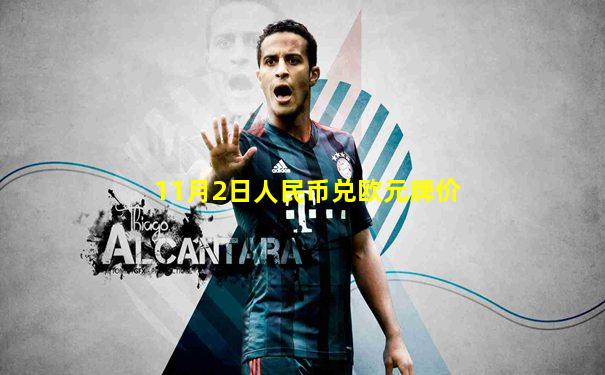 11月2日人民币兑欧元牌价