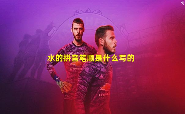 水的拼音笔顺是什么写的